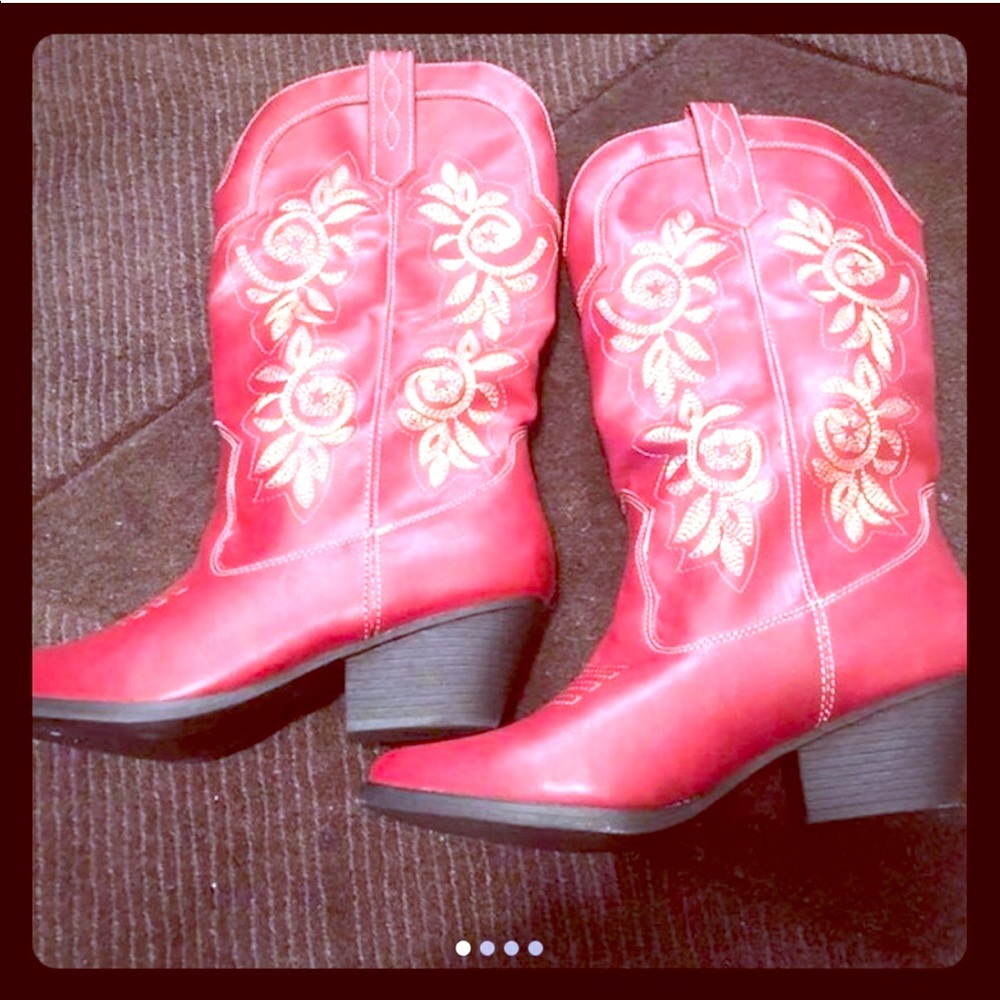 Red Cowboy Boots